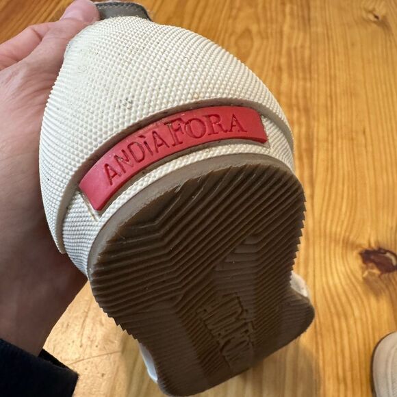 ANDIA FORA Leather Skater Sneakers Made in Italy EUR 38 US 7 - Picture 4 of 14